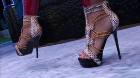 Luna Atrracted Me With Feet Fetish And Indian Futa With Her Busty Milf Body