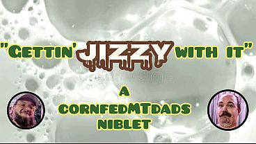 &quot_Gettin'_ Jizzy With It&quot_ Bubba bear Rusty Piper jerks off his fat dick and shoots a load of cum onto moustache man Don K Dick and then kneels down to worship at the altar of cock, slurpi