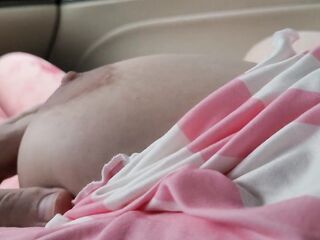 Stepbrother Touching My Large Titties after Party