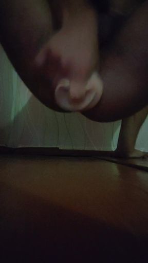 The Boy Satisfies Himself with a Dildo