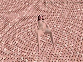 Glamorous Transsexual Masturbates with Booty Plug Then Gets Booty Fingered CG Comics