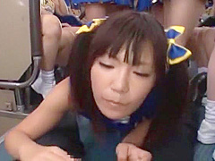 Horny Japanese chick Azumi Mizushima, Nanaka Kyono, Uta Kohaku in Crazy Face Sitting, Amateur JAV video