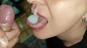 Mature MILF compilation - busty Latina POV & ass to mouth
