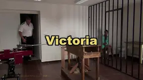Victoria2 gets her ass whipped by a mean machine
