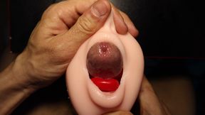 This Is the Best Masturbator in the World and the Dick Is Sticking Out of the Mouth