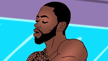 Cartoon BBC King Fucks Big booty Latina Queen on cartoon Bang Bus