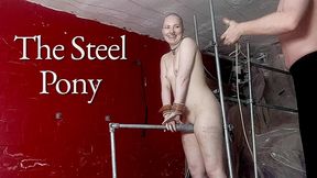 the steel pony - device bondage and multiple orgasms