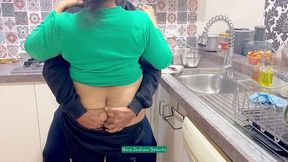 big booty indian married wife pleasured by brother in law - loud moaning - ass and pussy fingering