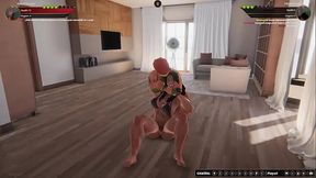 Aine O'_Rackie VS Viktoria Iron (Naked Fighter 3D)