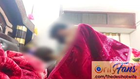 Newly wedded interracial couple lick, suck, blowjob and fuck