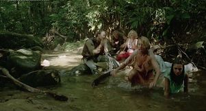 Steamy Jungle Flick: Watch Suzane Carvalho & Susan Hahn bare it all in Massacre in Dinosaur Valley