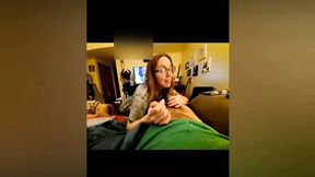 Redhead Wife Teaches How to Suck Soft Cock - Amateur BJ Tutorial