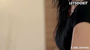 Curvy Babe Karin Key Seduced By Her Skinny Girlfriend Alex Black In Hot Lesbian Sex A GIRL KNOWS