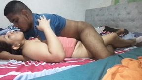 Stepbrother and Stepsister End up Fucking with His Big Cock in Her Tight Pussy Filling Her with Cum