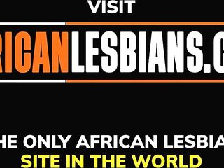 Real Afro office workers turn out to be lesbo sluts