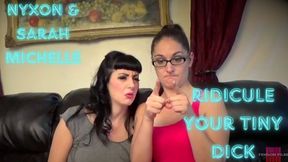 Nyxon & Sarah Michelle Ridicule Your Tiny Dick 720p