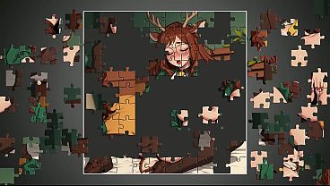 Reindeer Girl Pleasures Herself | Hentai Puzzle Game | Hentai Puzzle Simulator Ep 3
