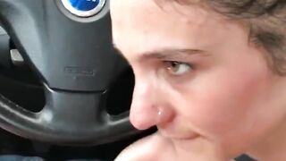 Car Sex Sirens - Passionate Couple Fucked Hard In A Hot Red Mustang