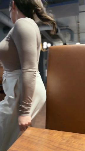 Thick pawg milf shows off huge tits in hot wife m/m/f session