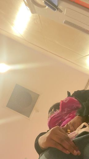 Quick Nut Solo Masturbation in Walmart Bathroom
