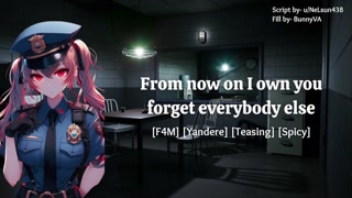 [F4M] [Spicy] Yandere Police Officer Makes You Her Good Boy ASMR Roleplay