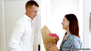 Teeny Lovers - Matty - Cute gal showering and fucking