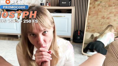 ???? I want to suck your dick before practice! Life of a Stepsister ⚫????