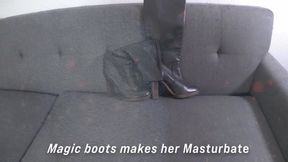 Magic boots make Eve masturbate 3