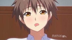 Morning surprise: Curvy teen gets a sloppy blowjob