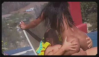 Sultry Interracial Poolside Massage and Steamy Sex with Dee Baker and Trevor Zen