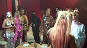 Hot and busty babes share hard dicks