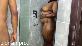 Bathroom Fuck in Shower Time with Big Ass Slut