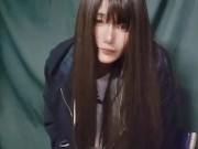 男の娘オナニ－ Japanese crossdresser teasing