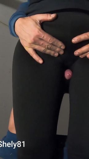Emotional moment from &quot;big COMPILATION  of 6 full masturbation through legs videos, BIG CUMSHOTS to leave your leggings wet&quot;