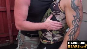 HardcoreBears.com - Hairy bears Alejandro Avila and Dalton Hawg fuck intensely