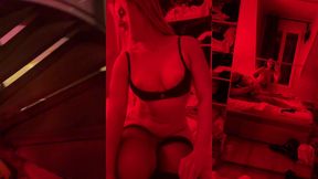 alice & eve sweet sensual threesome fuck with stranger and cum load swap