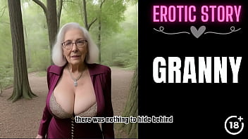 Granny rides bike with step grandson, turns into hot and busty MILF