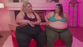 Getting on the SCALE SSBBW Jae Moonbeam and Kayla Peach