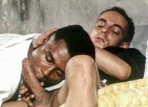 Black and Mixed Race Men Fuck in the Basement