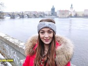 Natural Beauty Isabella De Laa Makes stepfather and stepson Give Her Three Loads of Jizz!