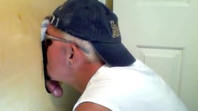 Friendly Face Gets Dick Sucked At Gloryhole