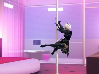 Intimate dance for u from 2B (4K) (60 FPS) (NieR: Automata)