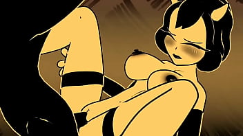 Ink Demon deepthroats Alice before filling her with cum