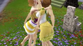 3D Sims Porn Chronicles – Animated Hentai Couple Enjoy Intense Sex Session