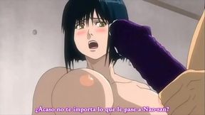 Short-Haired Anime Babe Shows Off Oppai & Ahegao In Uncensored Hentai Action