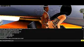 3D Cartoon Anime Chick Gets Wild in IMVU Game Adventure