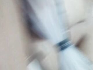 Playing with my snatch secretly in the washroom