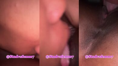 Rough pussy slurped creamy ass fed strap on compiled and ready