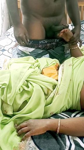 Brother in law seduced his brothers wife and fucked her hardly without her knowledge -tamil audio with moaning   Clip 1