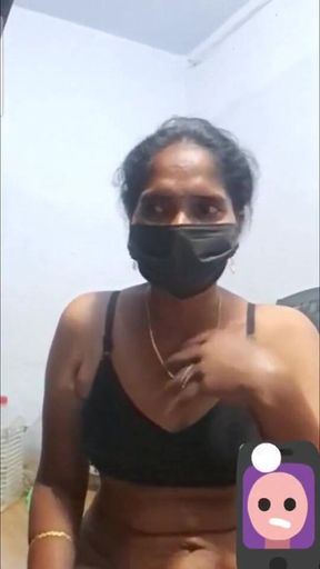 Unforgettable moment from &quot;Full enjoyed customer in video call indian tamil aunty&quot;